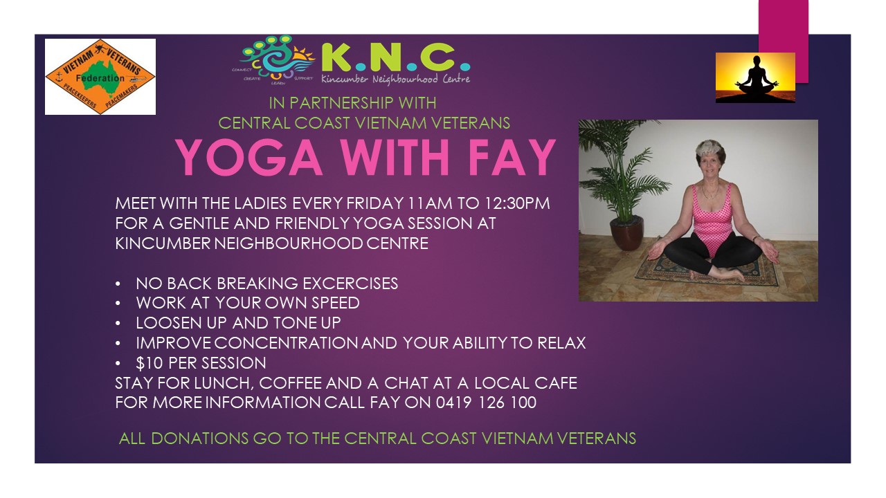 Yoga with Fay in Partnership with Kincumber Neighbourhood Centre